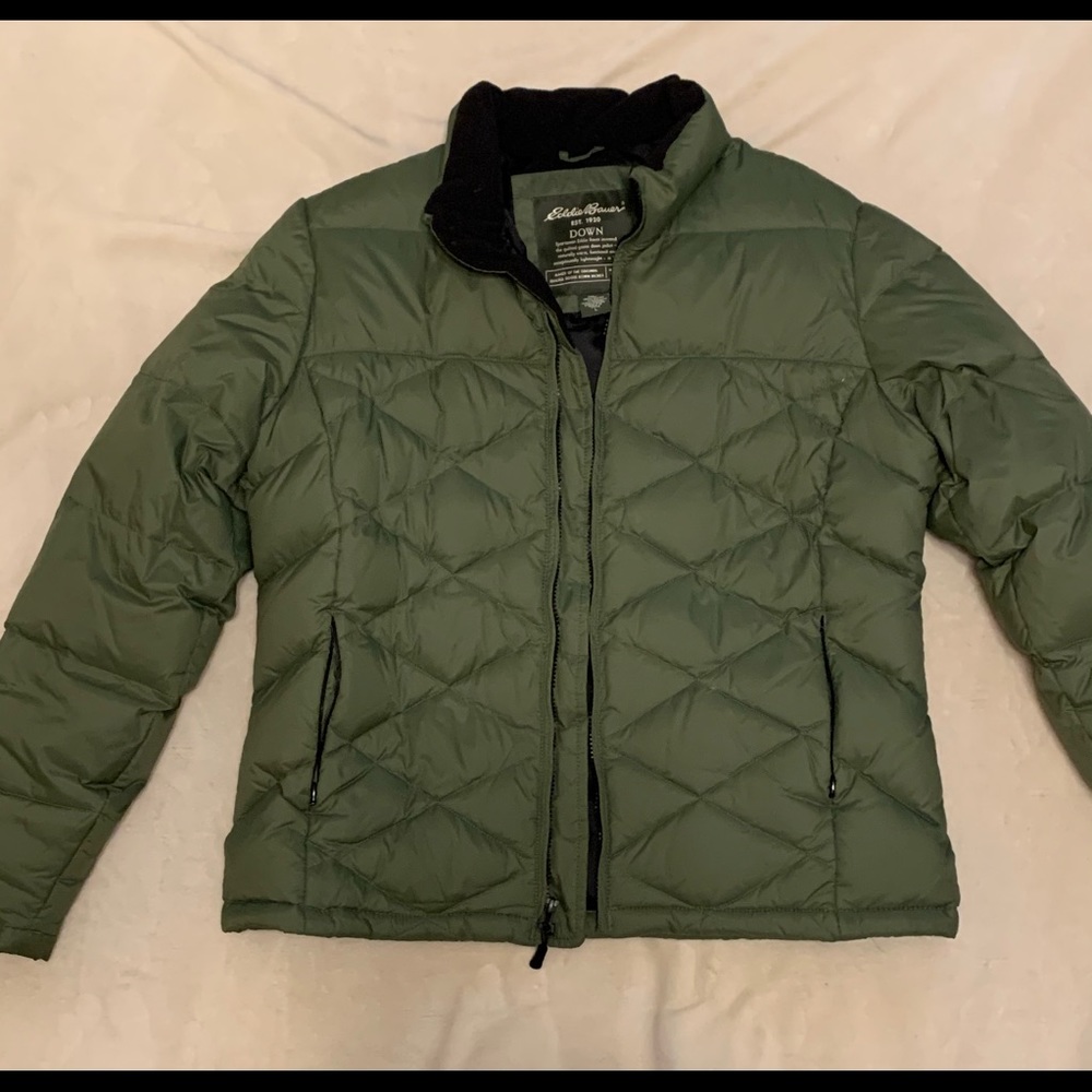 💚💚Puffy Green Eddie Bauer Jacket💚💚